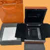 Boîtes de montres Cas de qualité supérieure Squar Woody pour PM Box Étiquettes de cartes et papiers Montres étanches peuvent être personnalisées 230911