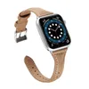 PU-leer Zakelijk ontwerp Slimme horlogeband Bandjes voor Apple Watch Band Ultra 38 mm 40 mm 41 mm 44 mm 45 mm iwatch Band Series 8 9 4 5 6 7 Mannen Vrouwen Armband