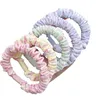 DIY Candy Color Rubber Bands Hair Rope Scrunchies Women Color Hair Rope Elegant Ponytail Holder Elastic Hairband Hair Accessories 2676