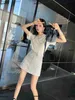 Skirts Girl dress for women designer clothing Denim material cocktail dress Size S-L Free shipping Fringed A-line short skirt New Arrivals April13 L230912