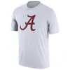 Personalizado Alabama Crimson Tide t-shirt personalizar homens faculdade branco vermelho preto jerseys tripulação pescoço mangas curtas camiseta tamanho adulto letras impressas