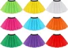 Saias clássico elástico 5 camadas tule tutu saia correndo traje adulto vestido festa favor acessórios de halloween para mulheres