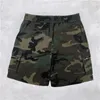 Herr shorts sommar militär kamouflage last män unisex lös passform dragstrån tröjor streetwear åtta-pocket styling