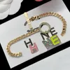 Designer Jewelry Charm Bracelet High Quality Bracelets Chain Men Women Brand Letter Bangle Wristband Cuff Gold Plated Silver Crystal Lovers Wedding Gift Jewellery