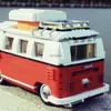 Model Building Kits Nieuwe 1354 stks Schepper Technic Serie T1 Camper Van Bouwstenen Auto Model Bricks Bus 21001 Kinderen speelgoed L230912