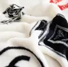 150x200cm zachte witte designer deken Manta Fleece gooit Sofa bed vliegtuig Travel plaids handdoekdoekdekens luxueus cadeau voor kinderen volwassen