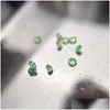 Loose Diamonds 209/2 Good Quality High Temperature Resistance Nano Gems Facet Round 2.25-3.0Mm Medium Chrysoprase Green Synt Dhgarden Dht5B