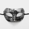 Mardi Gras Masquerade Mask Plastic Masquerade Masks Carnival Prom Venetian Masks Half Retro Masquerade 크리스마스 의상 팬시 드레스 파티 용품 0911