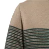 Suéteres para hombres AIOPESON Marca Suéter de algodón Hombres Moda Casual O Cuello Empalmado Jerseys Punto Masculino Invierno Cálido Hombre 230912