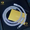 Hot Sell Drop Shipping Iced Out Cuban Link Vvs Diamond Hip Hop Jewelry 8mm 10mm Moissanite Cuban Chain