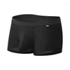 Cuecas homens elefante nariz boxers bolsa ampliada troncos salientes cintura média briefs fio respirável roupa interior elasticidade calcinha