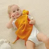 Blankets Baby Cotton Muslin Comforter Blanket Soft Born Sleeping Dolls Kids Fashion Sleep Toy Soothe Appease Towel Bibs