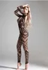 Sexy Set Sexy Design Schwarzer reifer Ganzkörper-Bodystocking ouvert 230808