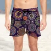 Men's Shorts 2023 Summer Vintage Little Butterfly Beach 3D Fashionable Quick Drying Resort Tropical Jungle Style