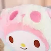 Bonito rosa panda modelos de brinquedo de pelúcia dos desenhos animados bonecas de pelúcia anime brinquedos do bebê kawaii crianças presente de aniversário decoração
