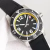 Breit Super-Ocean 46mm Dial Rostfritt stål Roterande Bezel Mens Watch Automatic Mechanical Rubber Band Watch Luminous Wristwatches2578