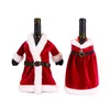 Dekoracje świąteczne nowe wina sukienka butelka do wina butelki Dekora