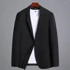 Herenpakken Mannen Jasje Lente Herfst Man Casual Blazer Mannelijke Losse Business Masculino Mode Effen Lange Mouwen Dunne stijl 2023