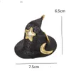 Party Hats Halloween Witch Hat Hairpin Mini Star Moon Womens kläddekoration Headwear Supplies Z230809 Drop Delivery Home Garden F DHDRP