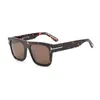 Óculos de sol quadros 2023 óculos de sol masculino óculos excedentes tf711 caixa estilo motocicleta