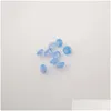 Diamantes soltos 242 Boa qualidade Resistência a altas temperaturas Nano Gems Facet Round 0.8-2.2Mm Opala média Céu Azul Sintético G Dhgarden Dh0Kn