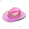 Party Hats Wireless Disco Glow Led Bride Cowboy Hat Bar Single Supplies Flashing Neon Light Western Z230809 Drop Delivery Home Garden Dhzrg