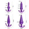 Vibrateurs 4pcs / lot silicone plug anal mâle anus prostate masseur anal perle dilatateur sex toy pour femmes gays perles de lavement érotiques 230911