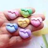 Charms 10st Colorful Love Hearts Cute Heart Shaped Pendants Flatback Harts Diy Earring Halsband Armband Hårnålsmycken