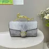 Lanv Alligator Cuero Bolso Bolso Hombro Mujeres Lujos Diseñadores de Moda Bolsas Embrague Femenino Clásico Alta Calidad Diseñador Bolsos Tote