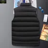 Grande pierre automne et hiver nouveau gilet pour hommes île chaude et épaissie hommes grand décontracté coton gilet couche de finition 7XL-1-017