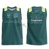 Otra ropa F1 Fórmula Uno Camiseta de manga corta 2023 Traje de carreras de nueva temporada Camiseta sin mangas con cuello redondo se puede personalizar más tamaño x0912