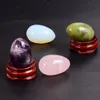 Whole 30 20 Small Massage Egg Yoni Ball Natural Stone Amethyst Jade Crystal Undrilled Massager Vaginal Kegel Exercise Tool222E