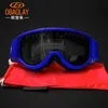 Hela skidglasögon Snow Anti Fog Equipment Ski Goggles Double Windproof Single Double Board Ski Glasses 2202142195