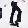 Активные брюки LU-19 Slim Fit Slim Micro Ra Yoga Pants Dance Studio Высокоэластичные леггинсы Универсальные модные спортивные повседневные брюки для женщин x0912