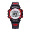 Wristwatches Sport Children Boys Watch Digital Led Electronic Wristwatch Bluetooth Fitness Kids Alarm Gift Not Waterproof