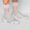 Nowy projektant Net Cotton Hosiers Sockins Stockings for Women Fashion Ladies Girls Letter Letter Sock Stocking 341U