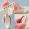 Winter Plush Women Slippers 2023 Luxury Soft Faux Fur Platform Indoor Slippers Ladies Warm EVA Sole Non-slip Home Cotton Shoes