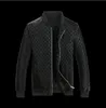 2024 Designer Mens Jacket Gedrukte jas voor jeugdhonkbalkraag, Spring Casual Black Leather Jacket, Autumn and Winter Men's Coat 893