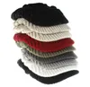 Nouveau automne hiver tricot casquette de Baseball grandes filles dame tricoté chapeau casquette chaude chapeaux au Crochet