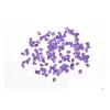 Pierres précieuses en vrac 50pcs / lot violet foncé 3x4-4x6 mm poire brillante facette coupée 100% authentique cristal d'améthyste naturel de haute qualité Dhgarden Dhuwq