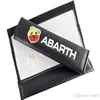 Pegatinas de coche, cubierta de cinturón de seguridad de fibra de carbono para Abarth 500 Fiat, hombreras universales, estilo de coche, 2 uds., lot285C