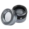 Büyüteç 10x Full Metal Büyütme Cam LED Ölçek Loupe USB Şarj Lens Büyüteç 230912