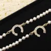 Chaîne de pull longue avec pendentif à breloque de qualité de luxe, avec perles de coquillage naturelles, avec tampon de boîte, PS7461A2655, 2023