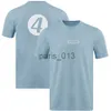 Overige Kleding 2022 F1 Werkracepak Auto Aangepast Team T-shirt met korte mouwen Fan Sneldrogend Korte mouw Ronde hals Sport Ademende top x0912