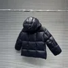 Manteau à capuche pour bébé, manteau en duvet d'oie pour fille et garçon, remplissage, marque de luxe, vêtements d'extérieur chauds d'hiver, 100%