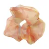 Acessórios de cabelo Primavera Verão Net Fio Scrunchies Grande Chiffon Mulheres Elastic Hairband Cabelo Titular Cabelos Laço Menina Drop Deli Dhnm9