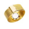 Orologi da polso da donna in acciaio pieno con bracciale in oro, orologio da polso da donna al quarzo giapponese Movt 230911