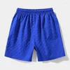 Mäns shorts Summer Korean Style 2023 Plus Size M-5XL Solid Colic Elastic Midje Beach Casual For Men Clothes