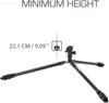 TRIPODS CHARLES 2.0 KIT de alumínio Charles 2.0 com câmera AirHed Pro - ajustável com pernas destacáveis - escuro (preto fosco) (Charleskitdark2) L230912