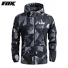 Giacche da ciclismo Giacca a vento Ciclismo HPWF MTB Bicicletta con cappuccio Abbigliamento Strada Mountain Bike Cappotto da moto antivento Chaqueta Ciclismo Hombre 230911